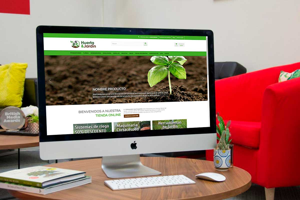 Diseño web en Cantabria Huerta y Jardín